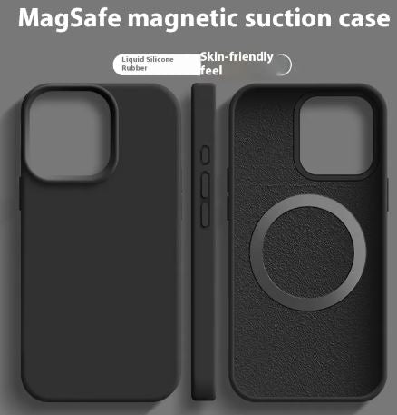 Magnetic Liquid Silicone Magsafe Case For iPhone